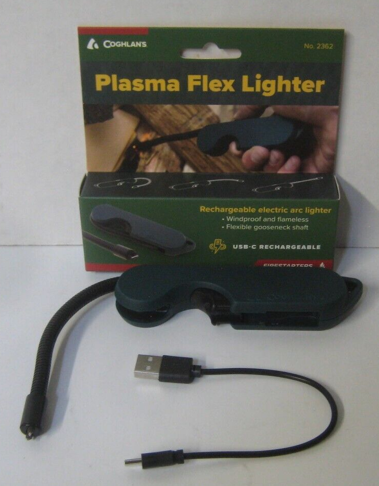 Coghlans Plasma Flex Lighter Rechargeable Electric Arc Lighter #2362