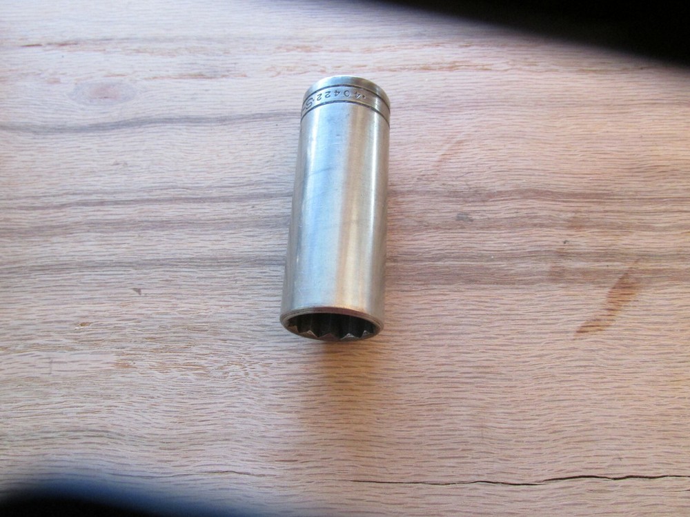 Nice S-K 40422 11/16" Deep Socket 12 Point, 3/8" Drive
