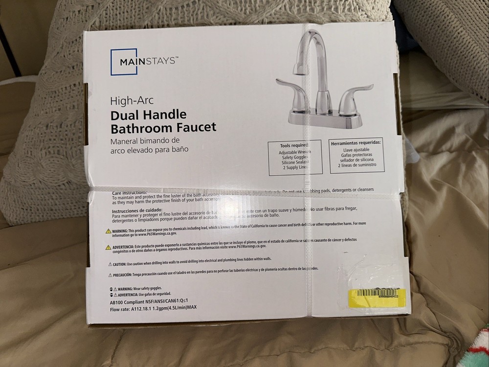 High - Arc Dual Handle Bathroom faucet