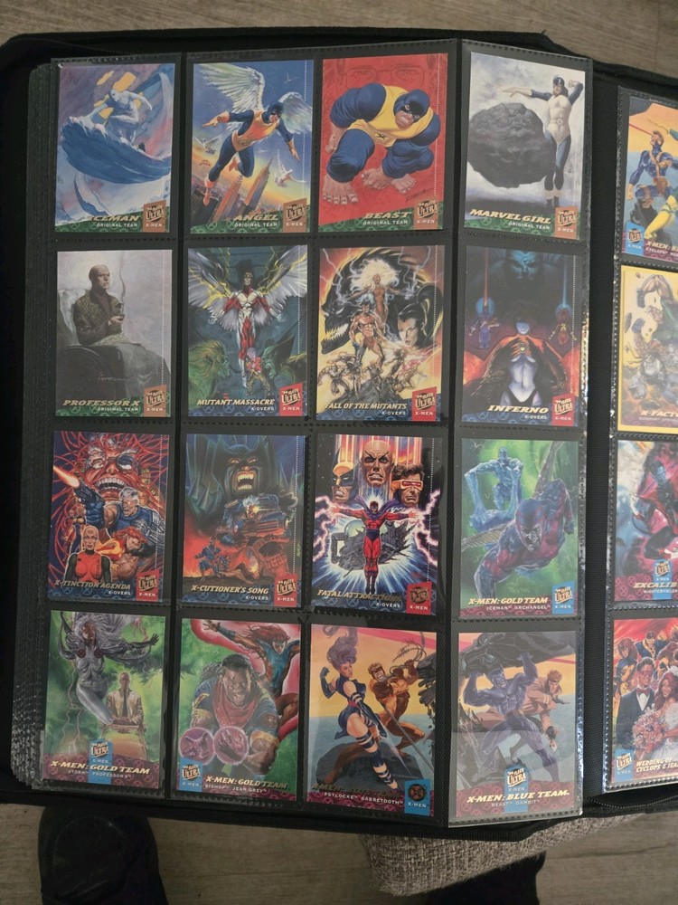 1994 Fleer Ultra X-Men Complete Set!! All Base Inserts + Blue/gold Team!!!