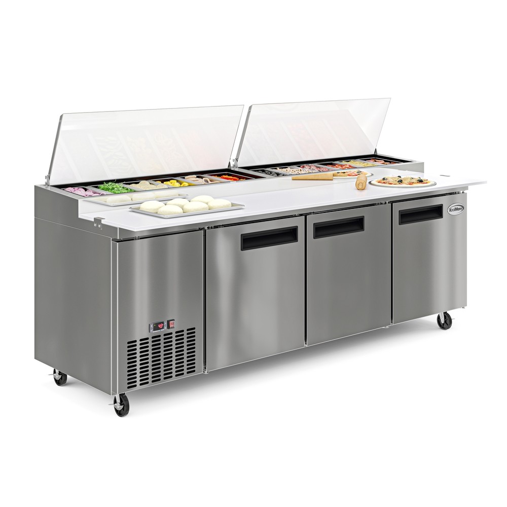Koolmore KM-RPPS-3DSS Pizza Prep Table Refrigerated Counter