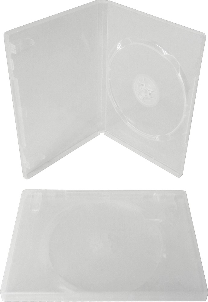 (25) CLEAR DVD Cases Single Disc Empty Replacement Standard Boxes 14mm #DVBR14CL