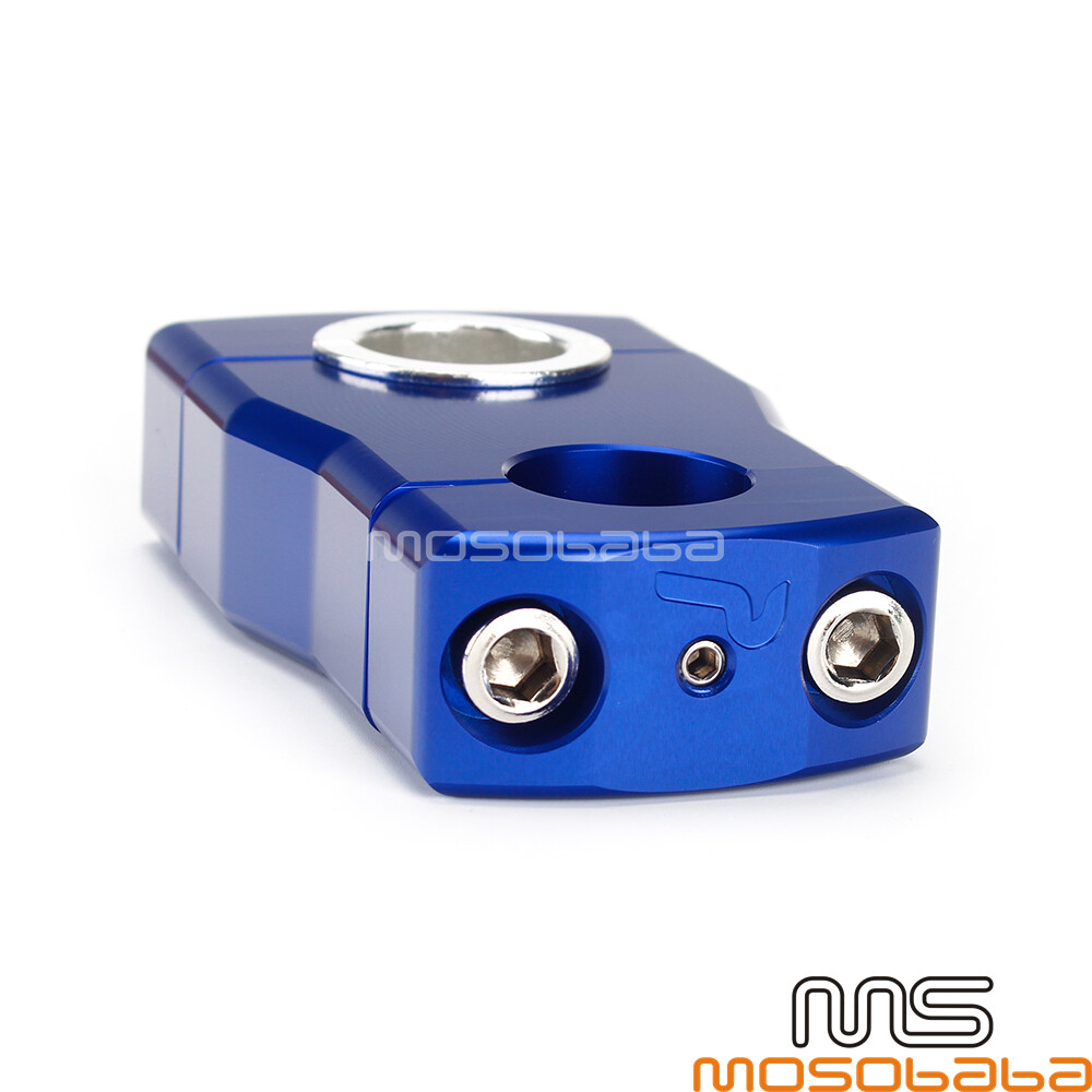 For Polaris Matryx New Adjustable Snowmobile Pivoting Handlebar Riser 2'' Blue