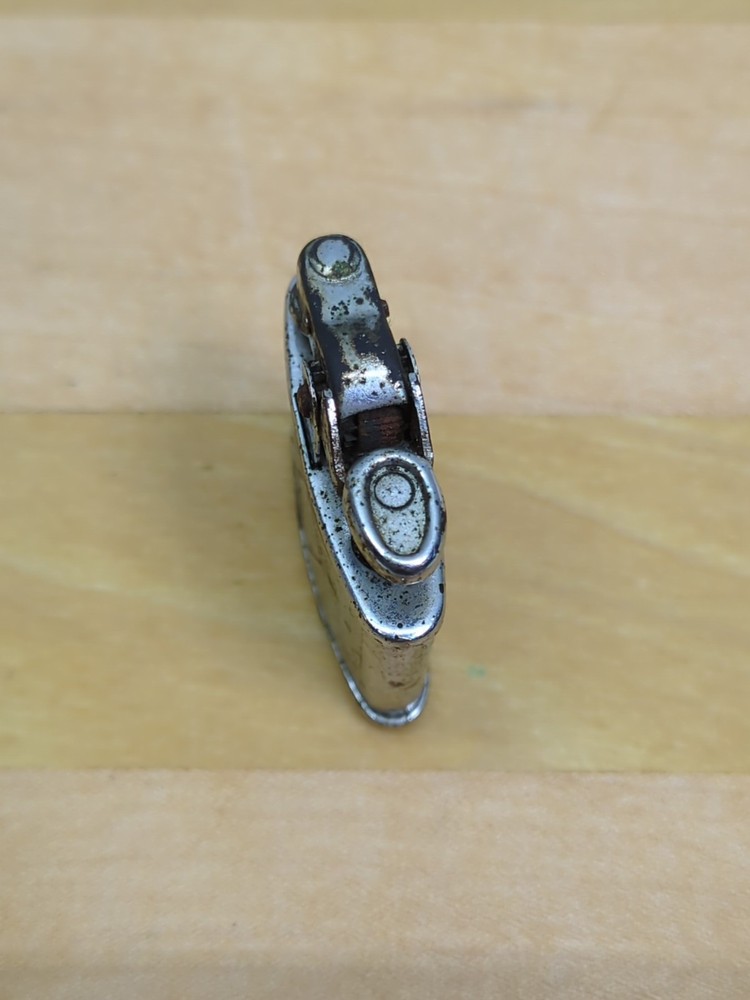 Vintage Ronson Art Deco Design Lighter Silver Tone