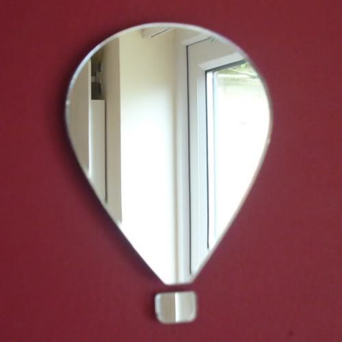 Hot Air Balloon Shaped Acrylic Mirrors (Several Sizes Available) Bespoke Made