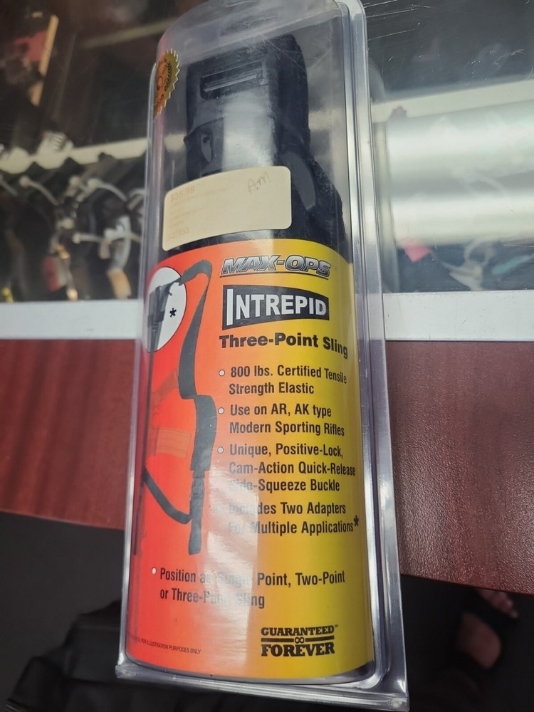 Max-Ops Intrepid, Three-Point Sling 800lbs Cert Tensile Strength Elastic