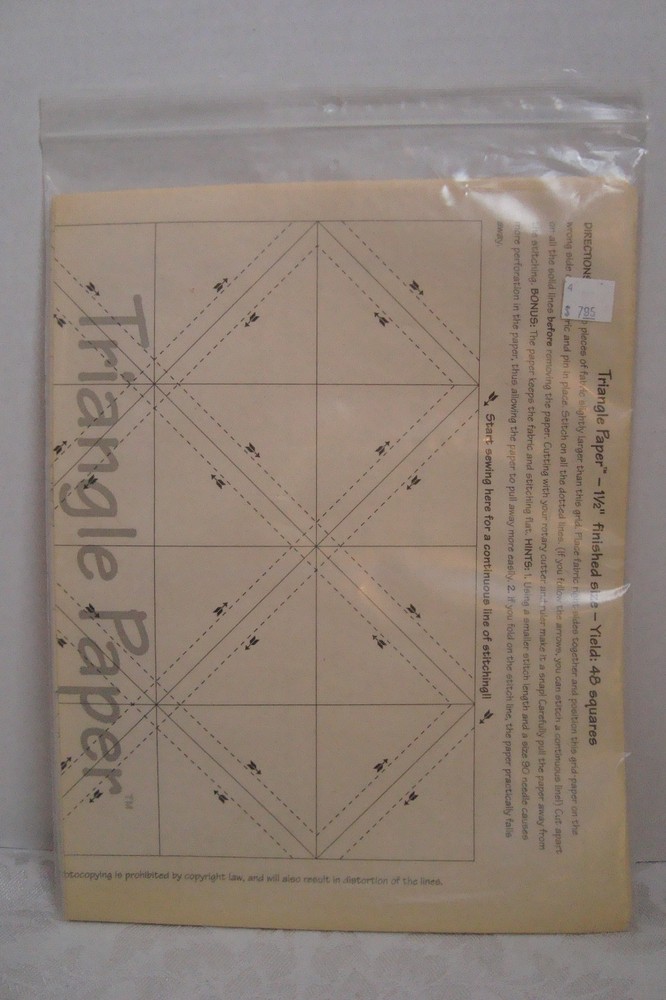 Half Square Triangle Paper ~ Variety Pack ~ READ