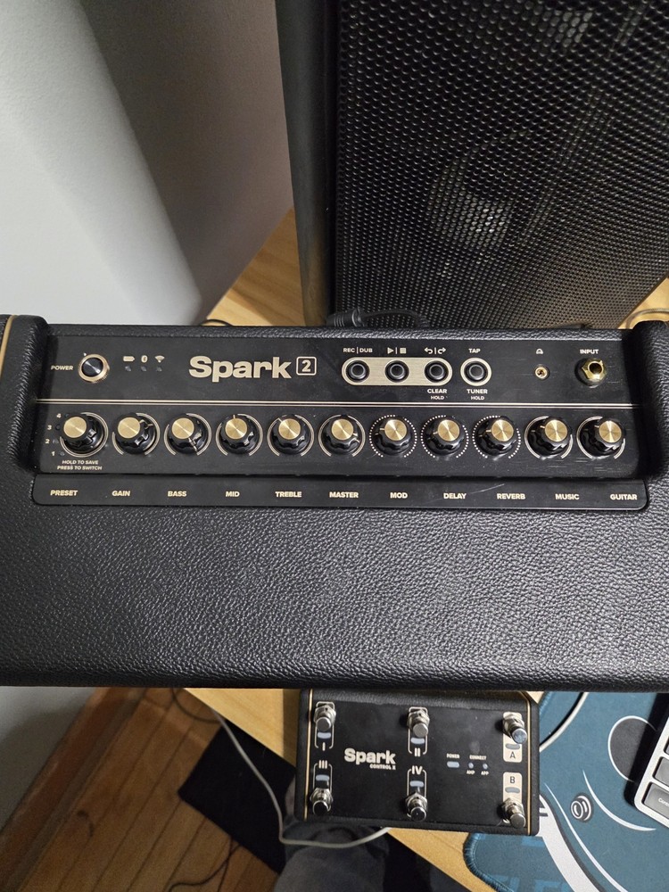 Positive Grid Spark 2 Amp With Spark Control X Footswitch