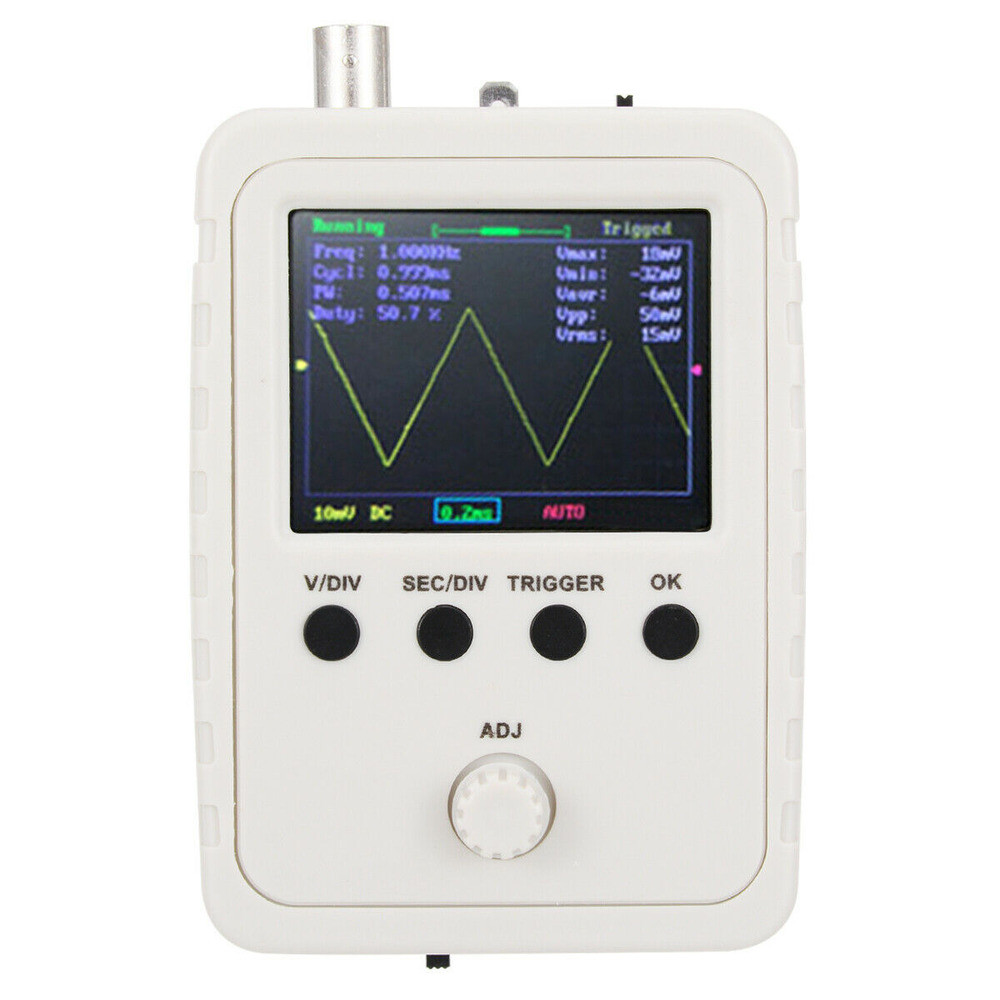 2.4" LCD Display DSO150 Digital Oscilloscope Assembled With Case Test Clip Power