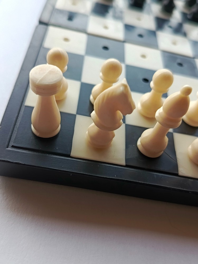 Vintage Chess Checkers Soviet Olympic 1980s