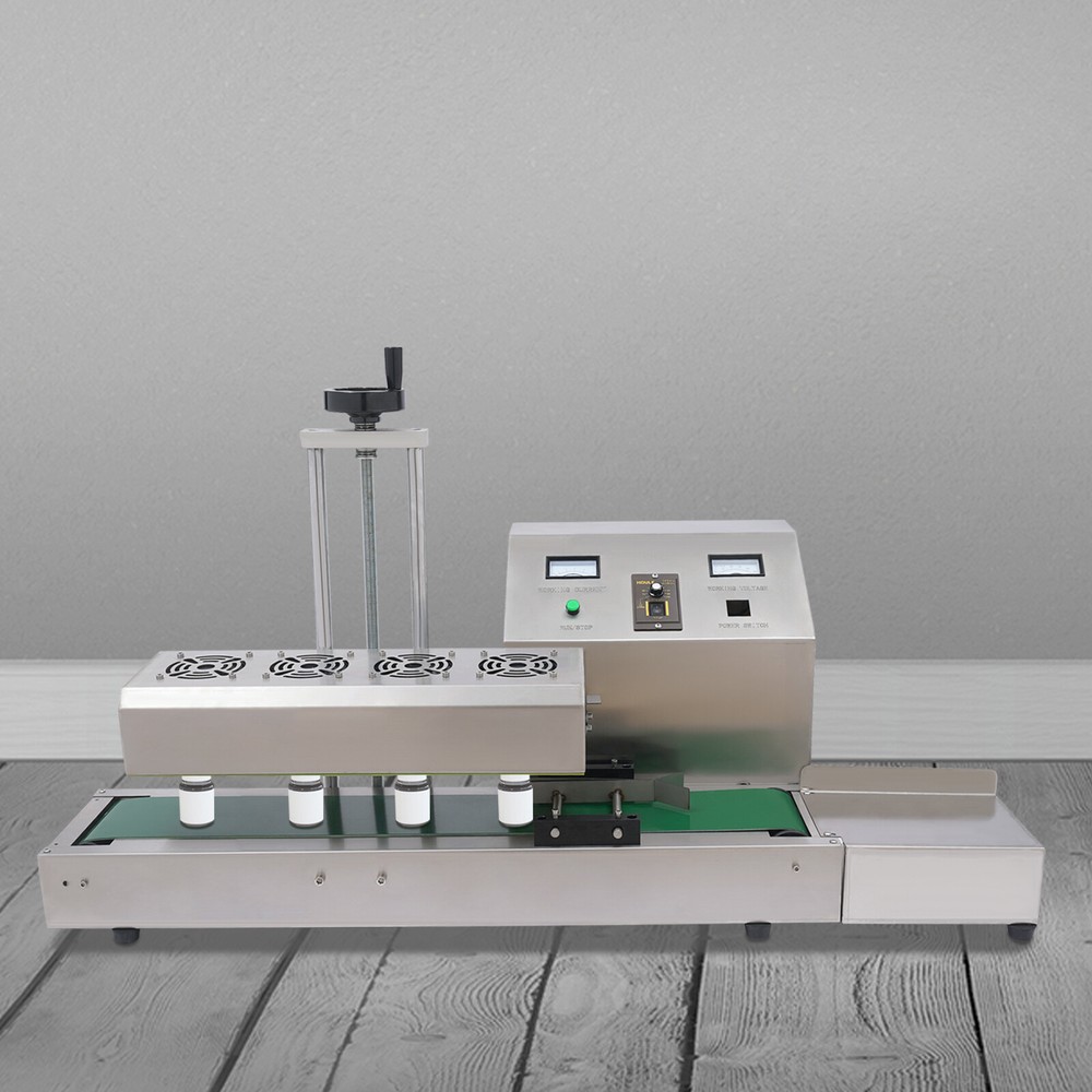 1800W Continuous Induction Sealing Machine 20-100mm Bottle Cap Automatic Sealer