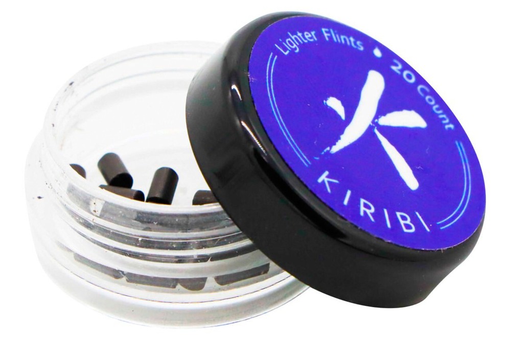 Jar of 20 Kiribi Lighter Flints - 3081
