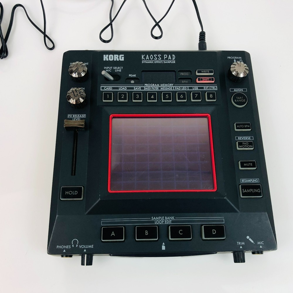 KORG KP3 KP-3 Kaoss Pad Dynamic Effect Sampler Sequencer Tested Dynamic Effect