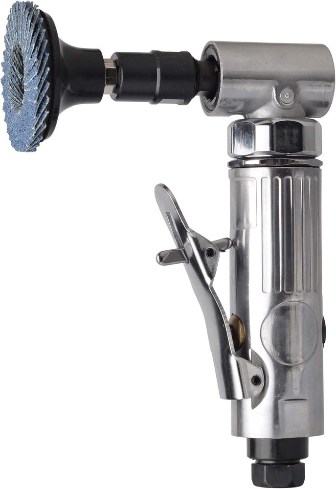 Pneumatic Angle Die Grinder 1/4 Inch 22pcs 2in Roll Lock Discs Variable Speed
