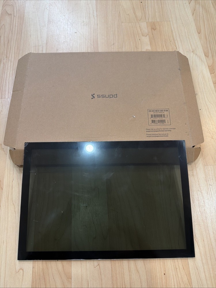 SSUPD Meshroom Case Accessory - Tempered Glass Side Panel (Black) 🔥🔥🔥