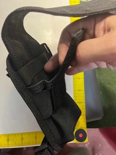 Unmarked Molle Pouch Canvas Black