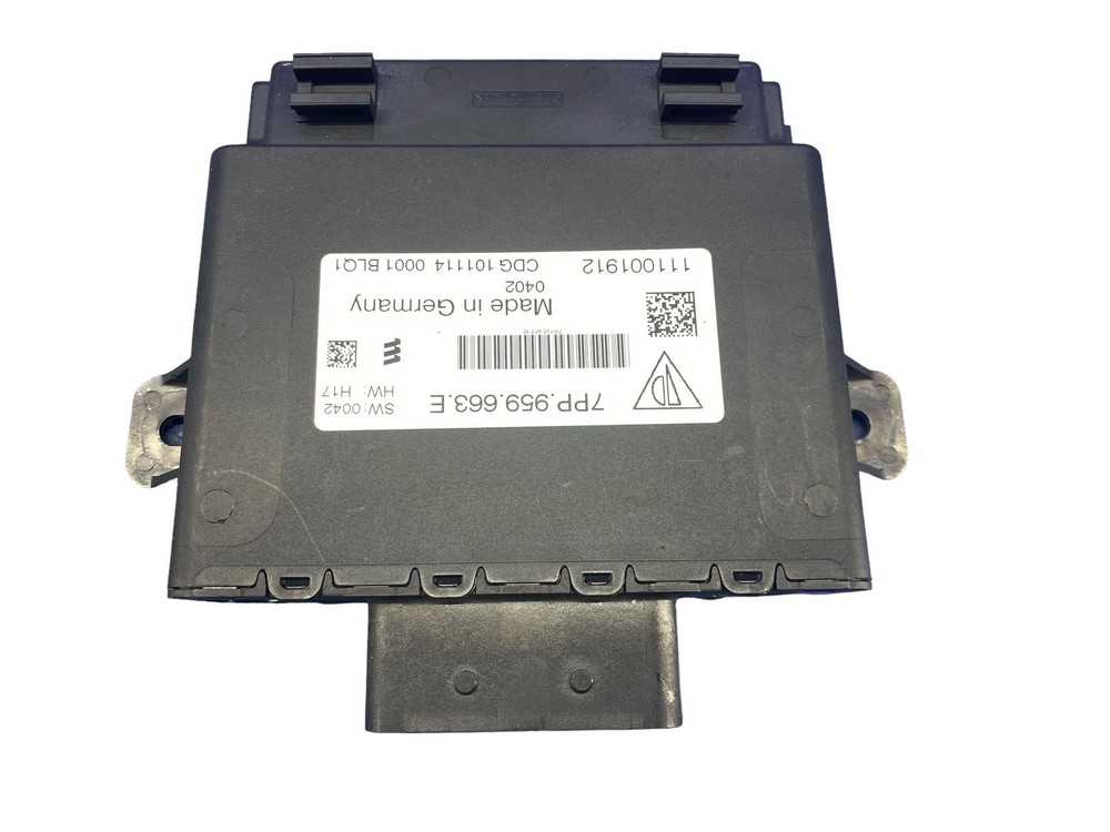 2010-2016 PORSCHE PANAMERA VOLTAGE CONVERTER CONTROL MODULE UNIT 7PP959663