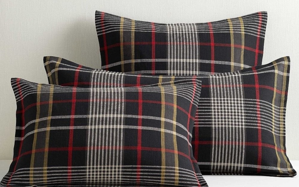 Carson Plaid Sham Pottery Barn-Standard