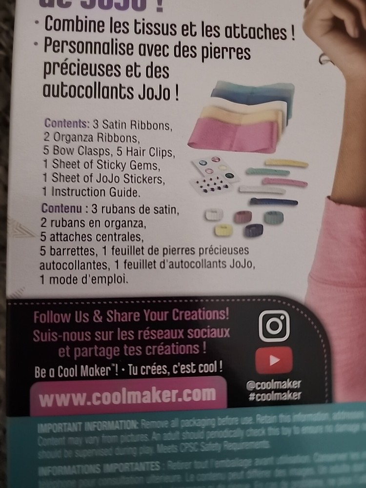 Nickelodeon JoJo Siwa Cool Maker Bows Accessory Pack Create & Recreate