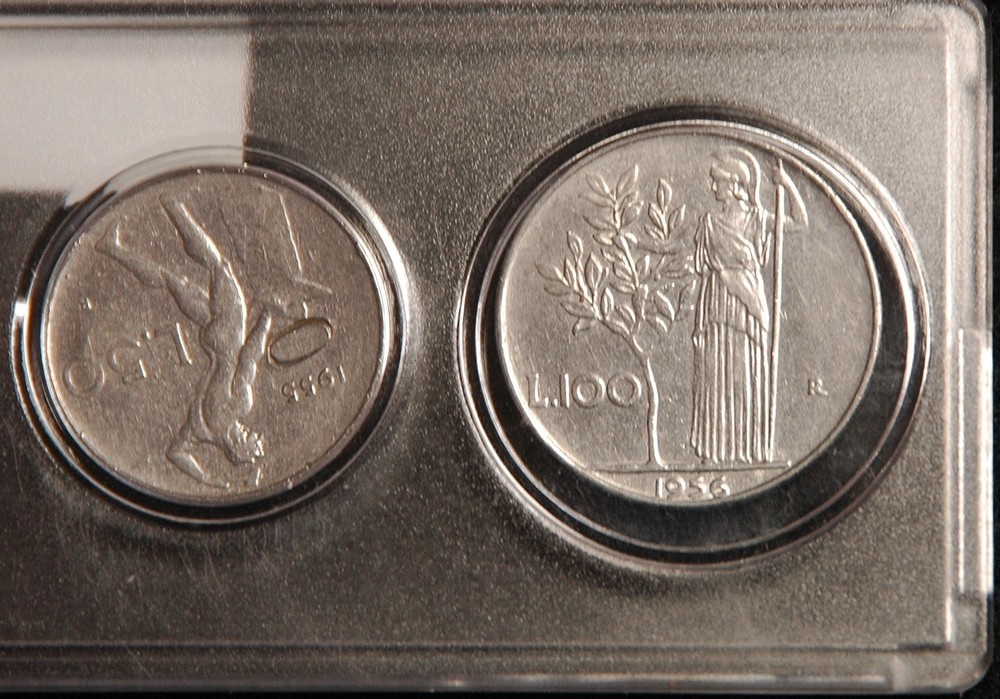 Misc. Foreign World Coins - slab of five