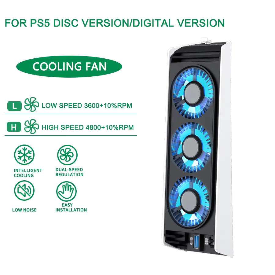 Console Cooling Fan / USB Hub Accessory