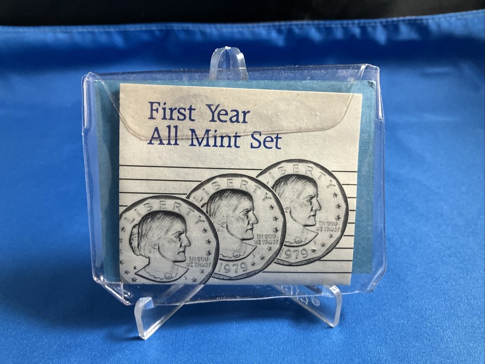 Susan B. Anthony Dollar - First Year All Mint 1979 P D S Set