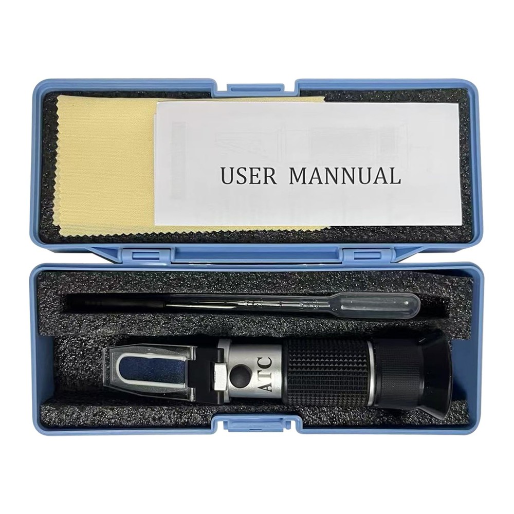 0–90% Brix Refractometer with ATC, High-Accuracy Ultra-Wide Range Sugar Teste...