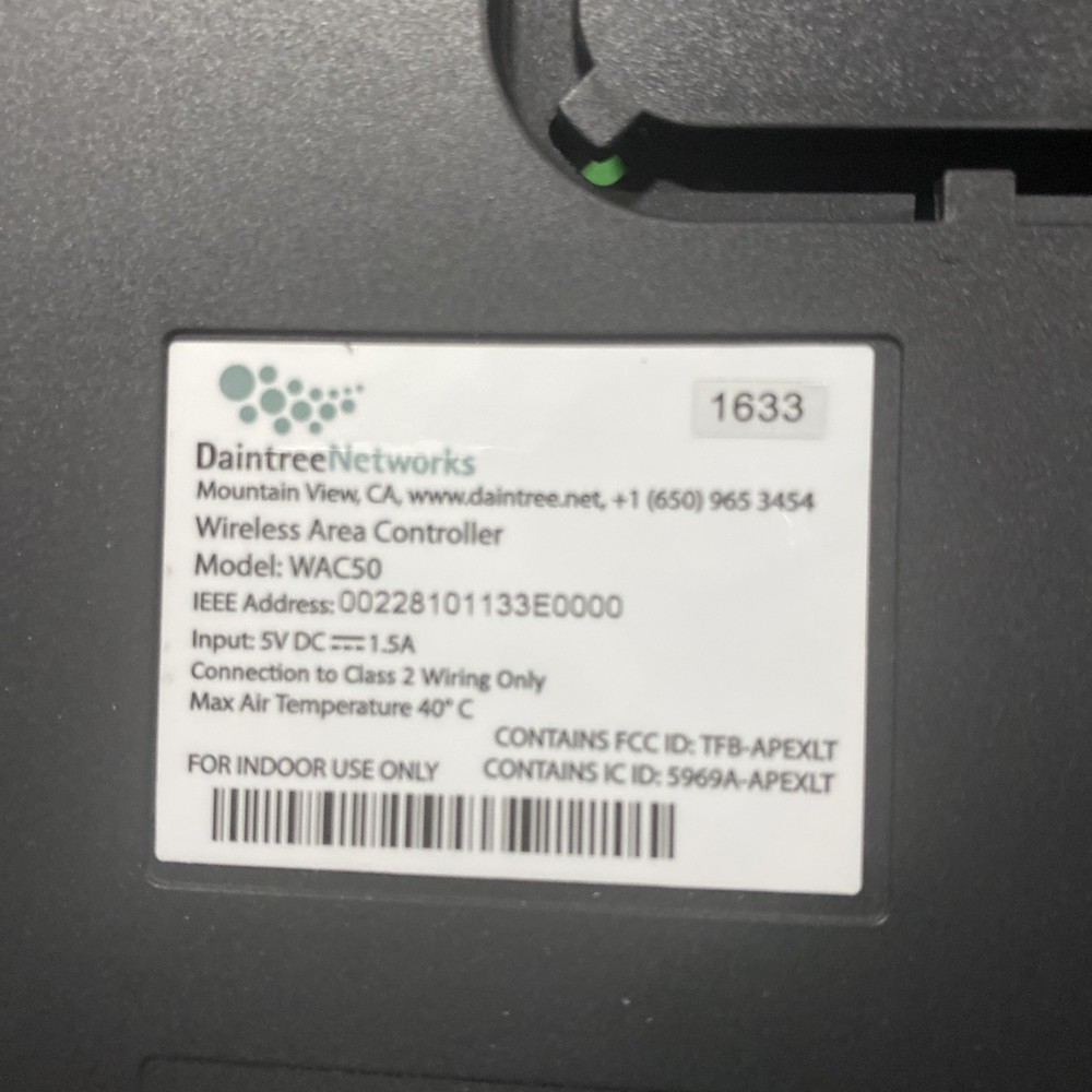 Daintree Networks WAC50 Wireless Area Controller