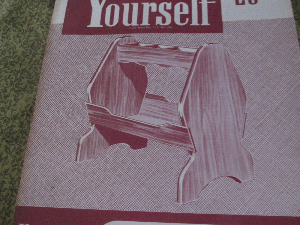 Easi-Bild Build It Yourself PATTERN COMPLETE NO. 26 Space Saver Wall Table