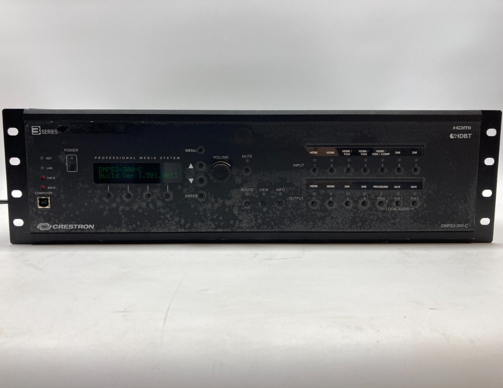 Crestron DMPS3-300-C Digital Media Presentation System w/ Rack Ears - TESTED