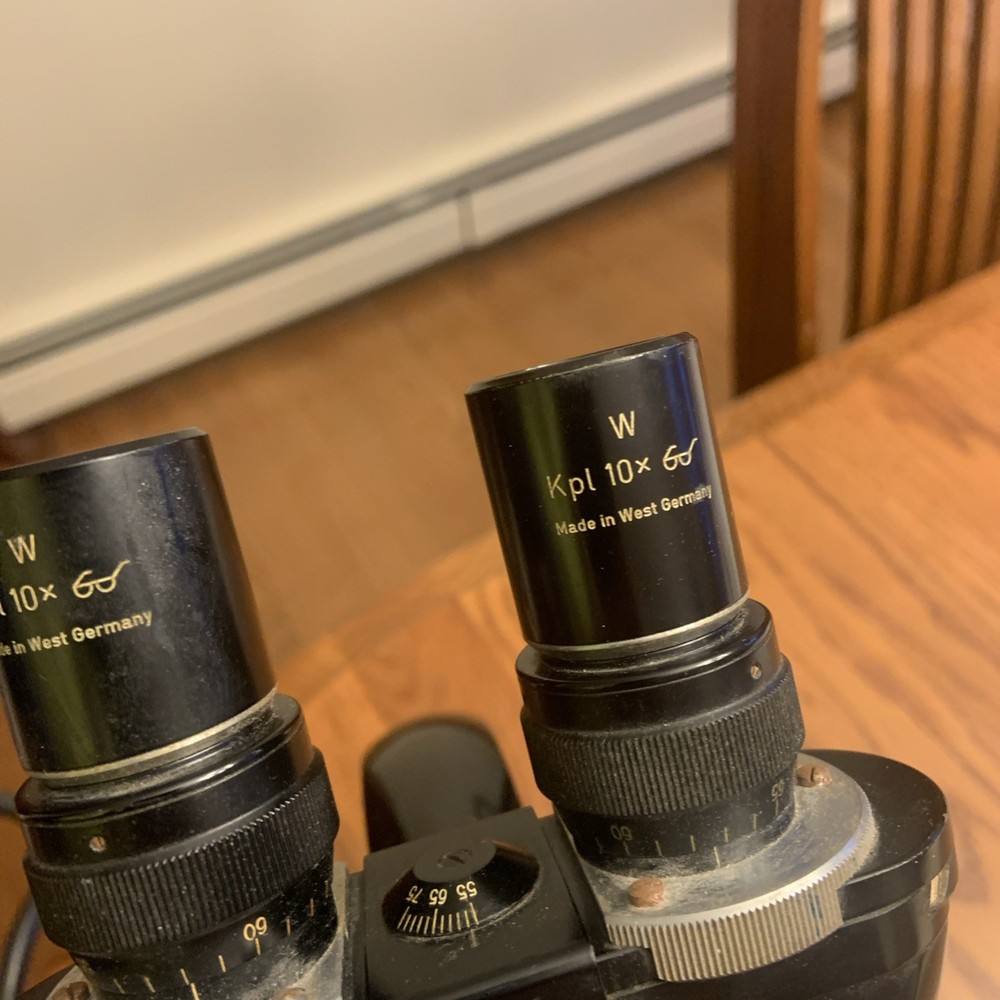 Carl Zeiss - Binocular Microscope with four Objective Lenses