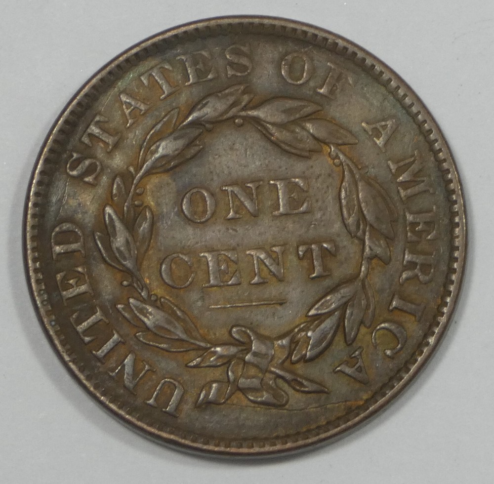 1837 Coronet Head Large Cent EXTRA FINE 1c