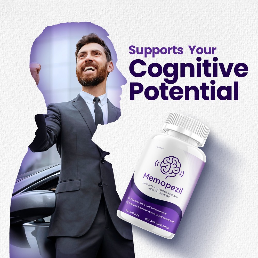 (5 Pack) Memopezil Capsules – Memopezil Natural Blend Memory Focus Support
