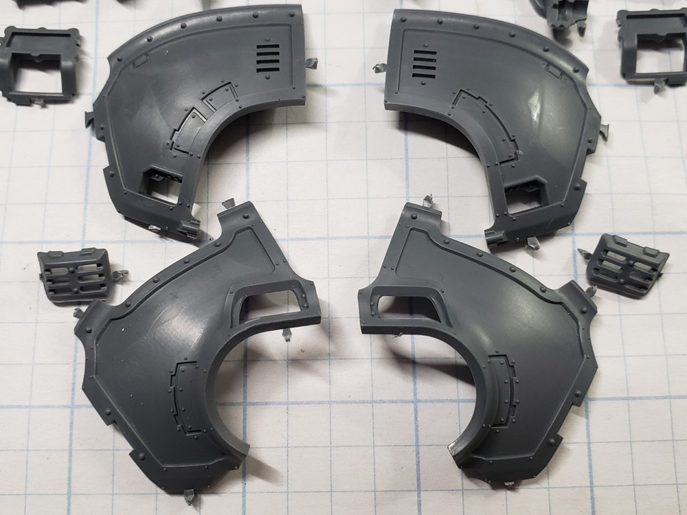 30K Space Marine Bits Saturnine Dreadnought Shield Generator Pauldrons B36