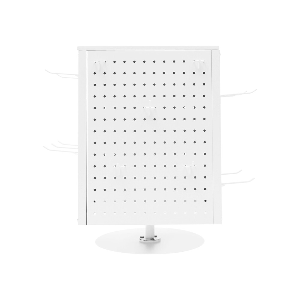 Pegboard Rotating Display Stand,4 Sided PegBoard Display, PegBoard Display Stand