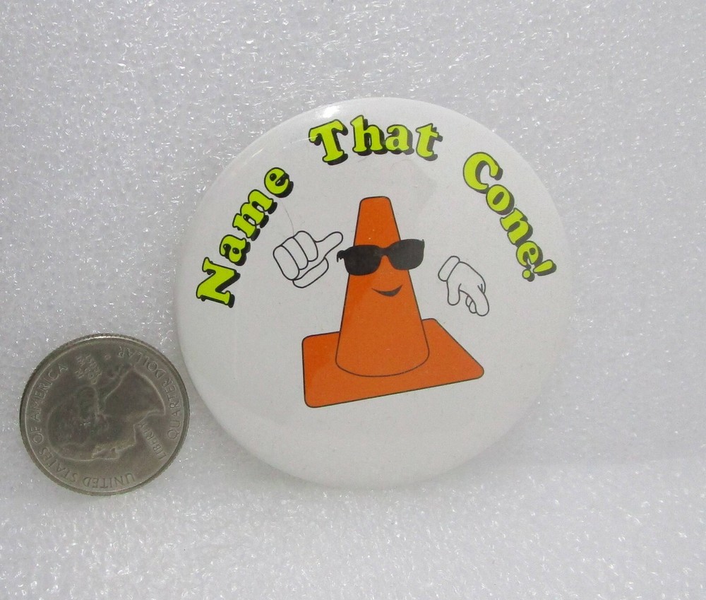Name That Cone! Button Pin