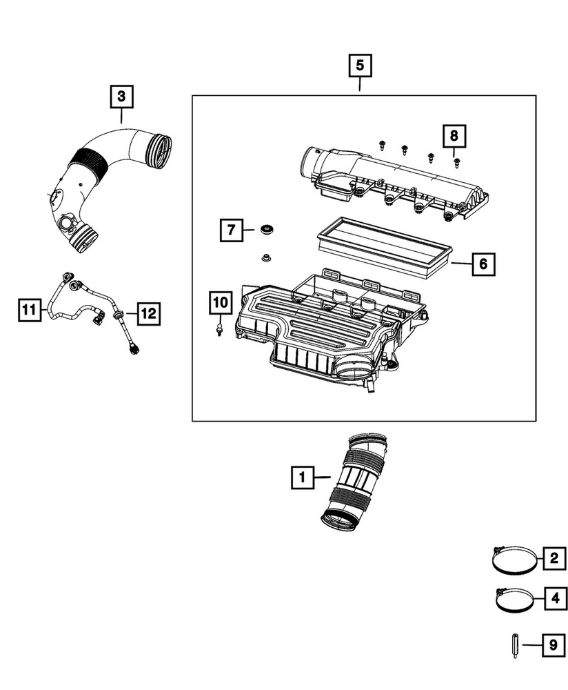 Genuine Mopar Bolt And Coned Washer 68267895AA
