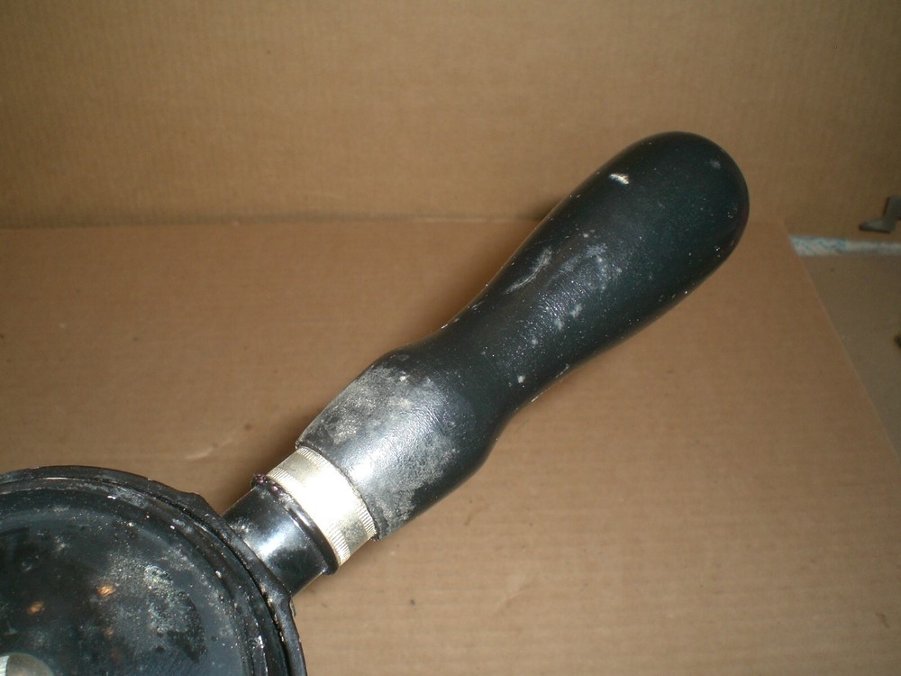 Vintage Stanley Bell System B Hand Crank Drill Egg Beater
