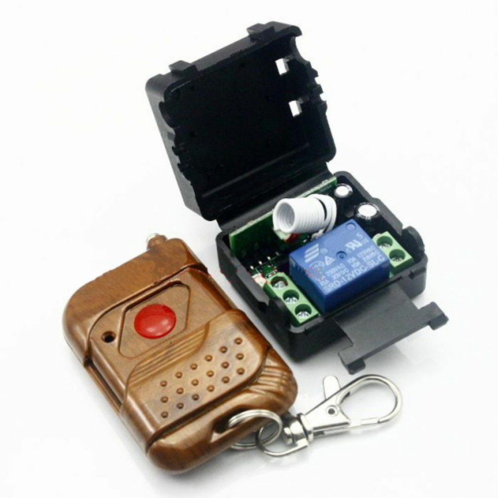 US DC 12v 10A relay 1CH wireless RF Remote Control Switch Transmitter+ Receiver