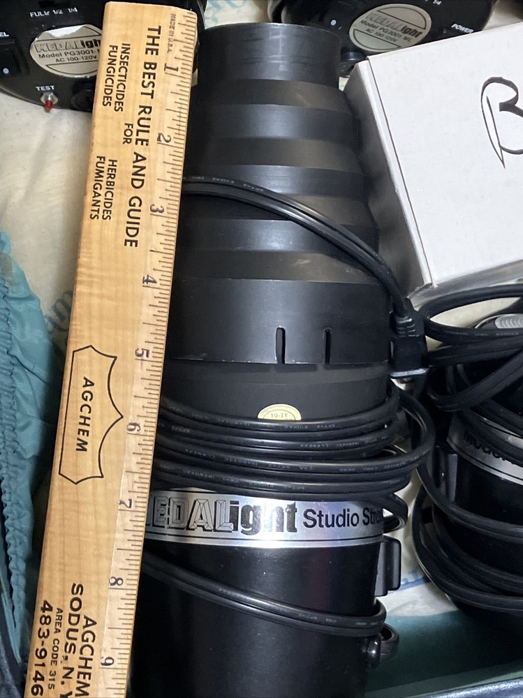 VTG Working Studio Flash Lot Medalight, Wow-2000 Ac Slave Flash Unit/ PG-475+mor