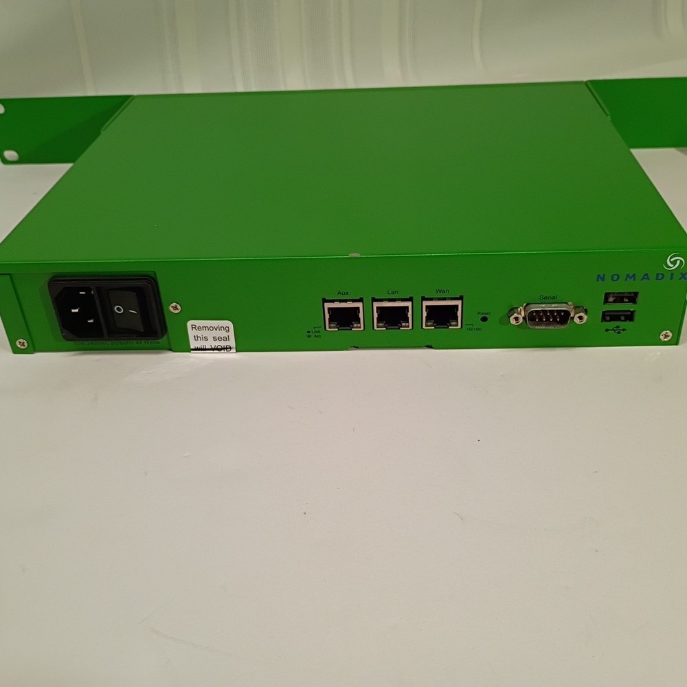Nomadix AG 3100 Internet Gateway Hospitality Network Router Powers On Rack Mount