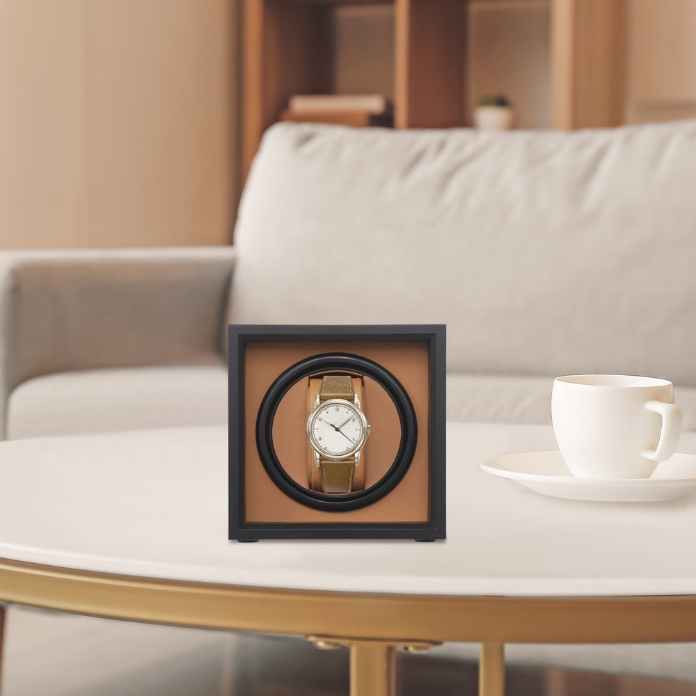 Automatic Watch Display Box Automatic Single Watch Winder Luxury Storage Case