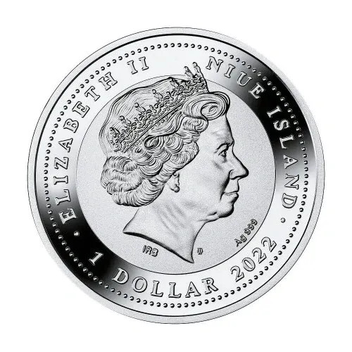 2022 - Niue - AUREUS IUSTITIA - Silver Proof Coin