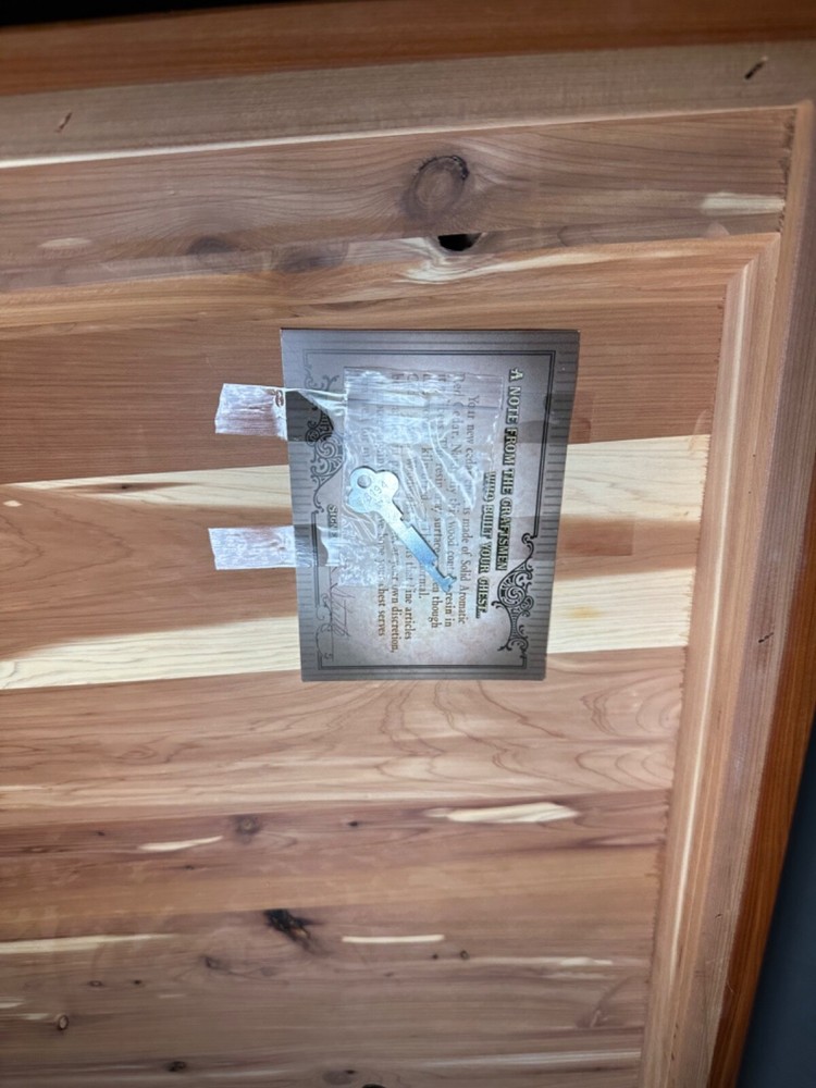 Jumbo Waterfall Cedar Chest