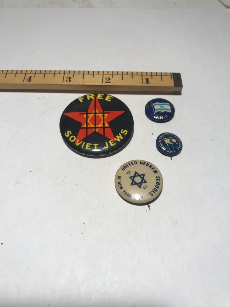 6 RELIGIOUS THEME PINBACK BUTTONS