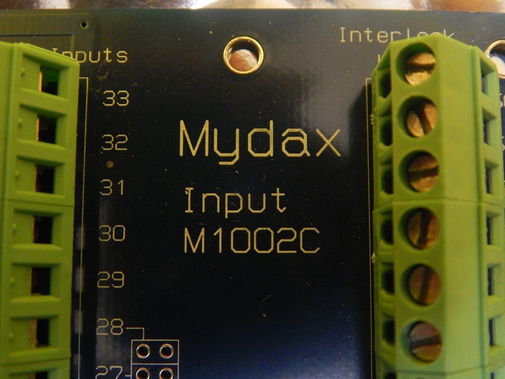Mydax M1002C RTD Interface Input Board PCB Chiller 1M9W-T Used Working