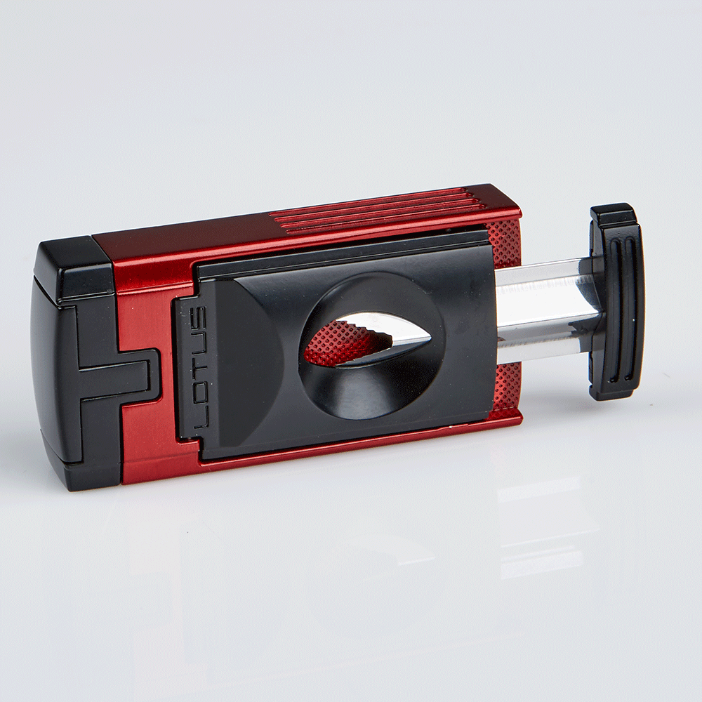 Lotus Duke V Cigar Lighter Red & Black