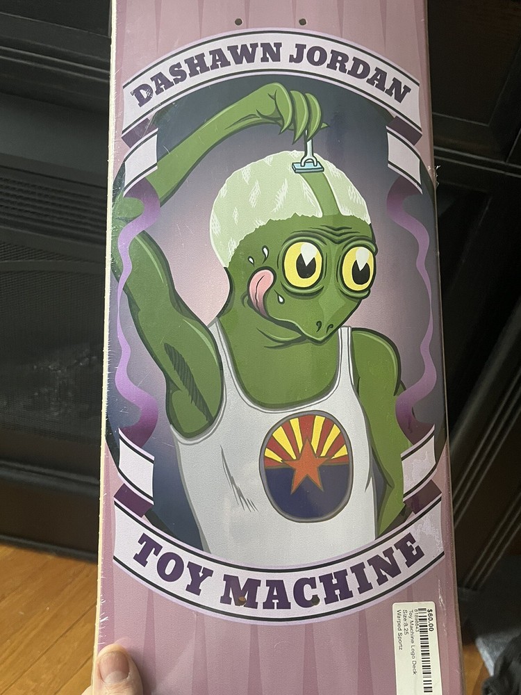 Dashawn Jordan Toy Machine Shaved Debut Deck Skateboard 8.25