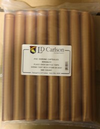 LD Carlson Solid Bronze PVC Shrink Capsules (500 Bulk)