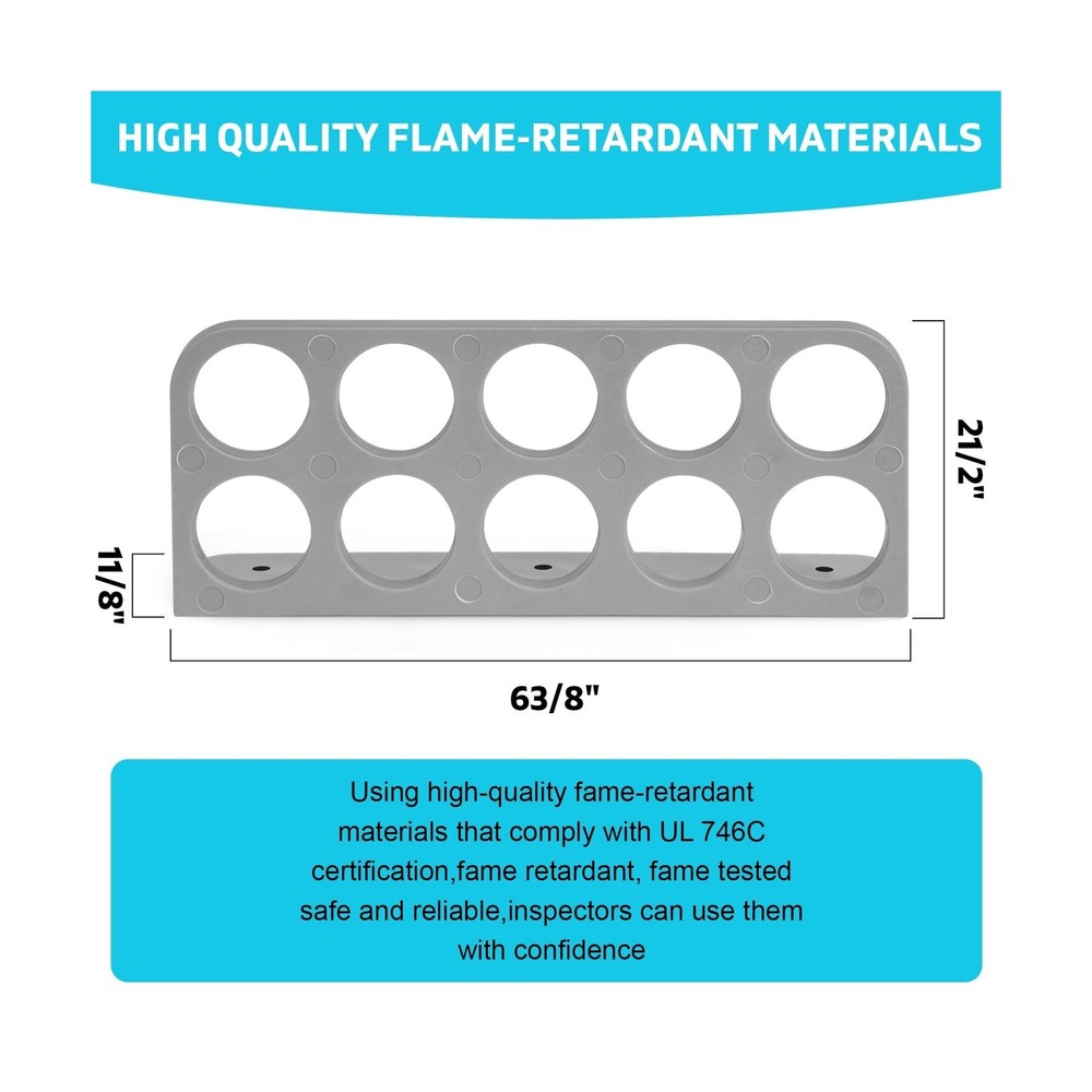 120Pack Cable Chase-Wire Bracket,Cable Support Wire Bracket Holder for NMB El...